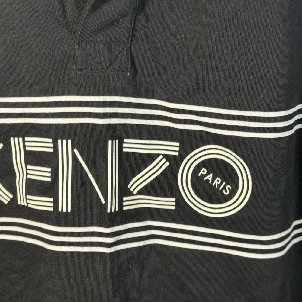 Kenzo Men's Polo in Black and White - Picture 3 of 8